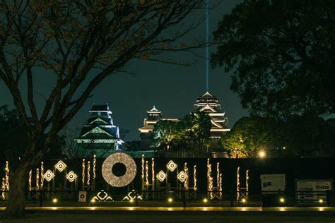 熊本城ライトアップ！ 天守閣、石垣、紅葉が鮮やかに照らし出される幻想的な空間 熊本市観光ガイド