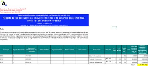 Liquidador Plantilla Del Formato De Ex Gena Reporte De