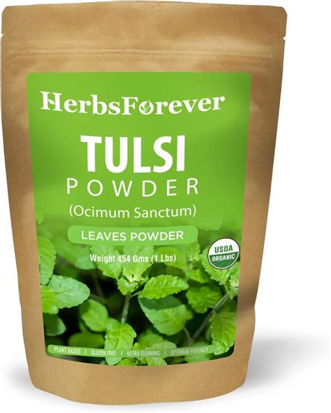 Herbsforever Tulsi Powder Holy Basil Leaves Powder