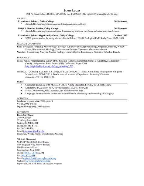 Lucas Resume Pdf