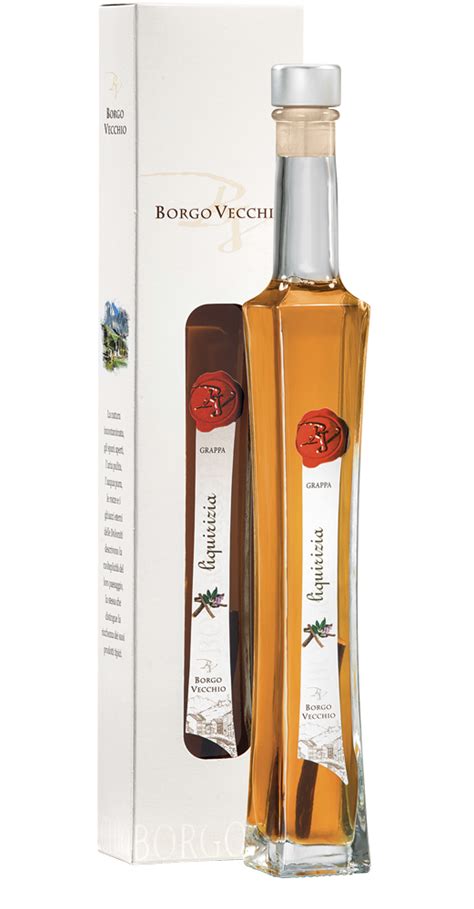 Grappa Aromatizzata Alla Liquirizia Ml Borgo Vecchio Distilleria