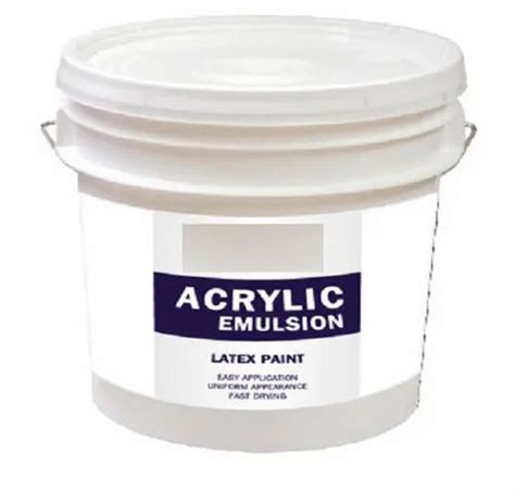 White Acrylic Emulsion Latex Paint For Interior Wall Packaging Size