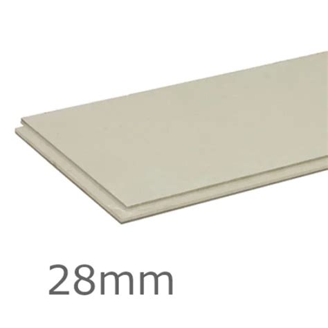 28mm Knauf Brio 18WF 18mm Gypsum Fibreboard 10mm Wood Fibre Dry