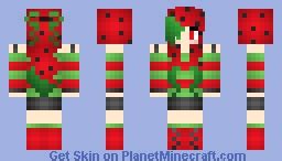 Watermelon Girl Minecraft Skin