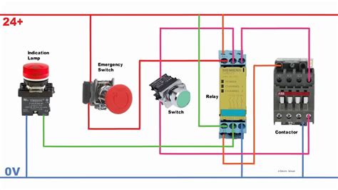 Siemens Safety Relay Wiring Diagram Youtube