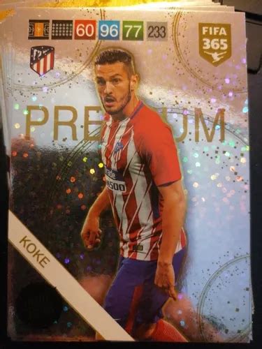 Carta Adrenalyn Fifa Koke Edici N Limitada Cuotas Sin Inter S