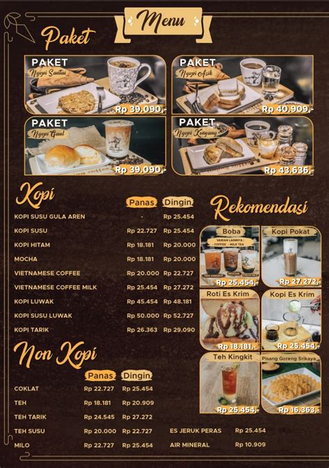 Harga Menu Aming Coffee Terbaru 2022 2023 Di Jakartajakarta