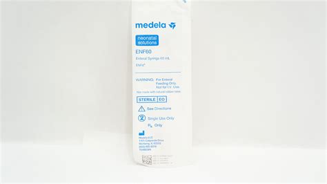 Medela Enf60 Enfit Enteral Syringe 60ml X