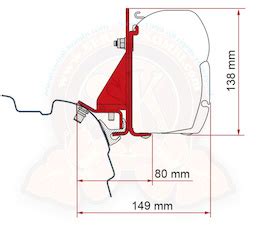 Supports Pour Montage De Store Fiamma F45 T5 4 2003 8 2015 T6 9 2015