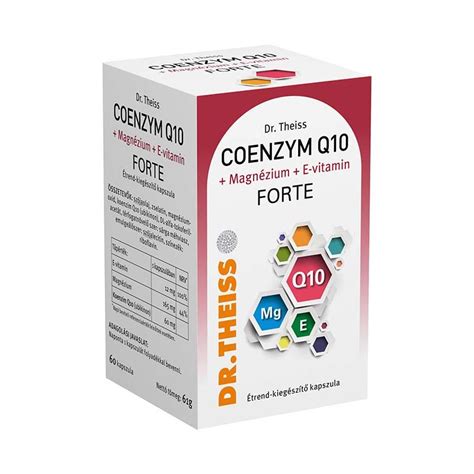 Dr Theiss Coenzym Q10 Mg E Vitamin Forte Kapszula Pingvin Patika