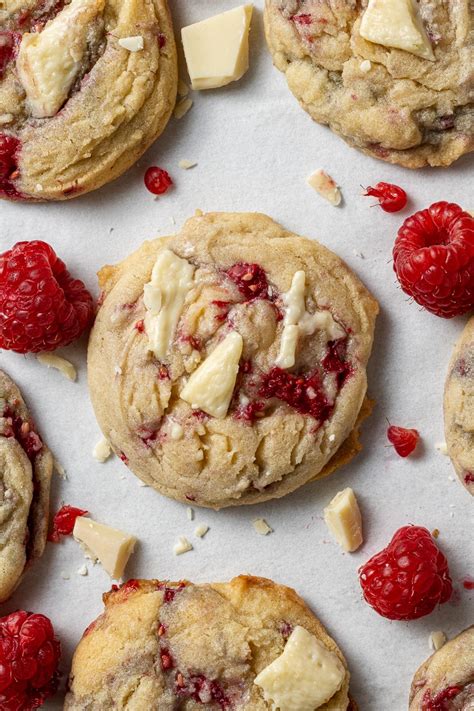 Cookies Delicious Raspberry White Chocolate In Minutes