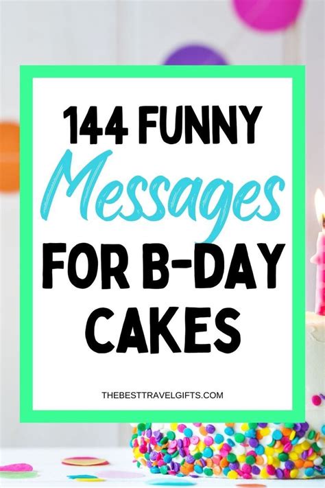 Funny Happy Birthday Cake Messages For A Good Chuckle In