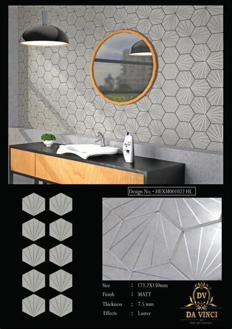 Hexagon Wall Tiles at Rs 350/sq ft | हेक्सागोनल टाइल in Chennai | ID ...