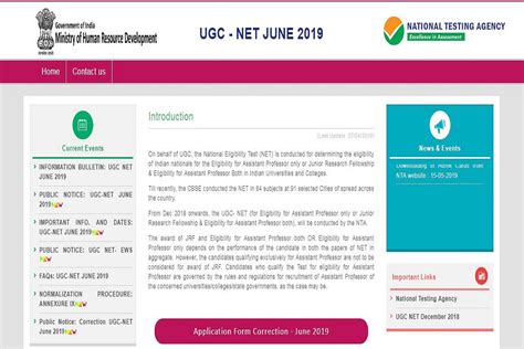 NTA UGC NET 2019 Form Correction Window To Close Today At Ntanet Nic In