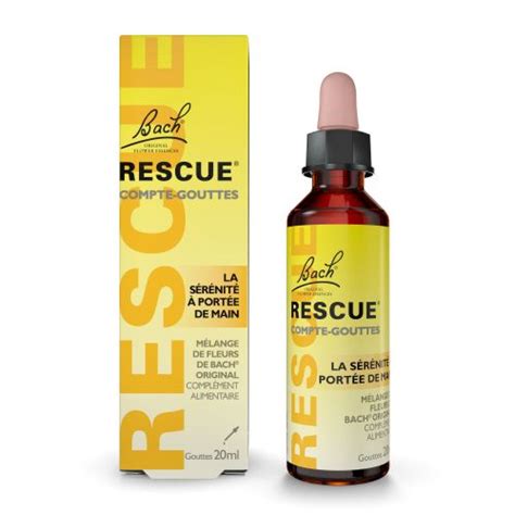 Fleur De Bach Rescue Compte Gouttes Ml Pharmacie En Ligne