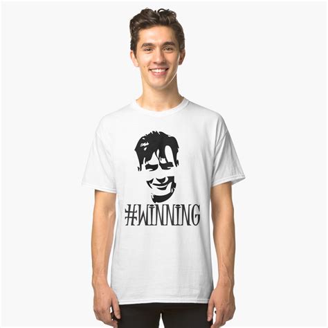 Charlie Sheen Is Winning T Shirt By Rtofirefly Redbubble