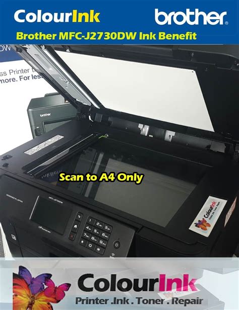 Brother Mfc J2730dw All In 1 With A3 Print Duplex A4 Scan Wifi Network