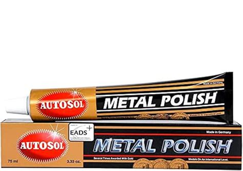 Dursol 01001000 Autosol Edel Chromglanz Aus Metall 75 Ml Schwarz