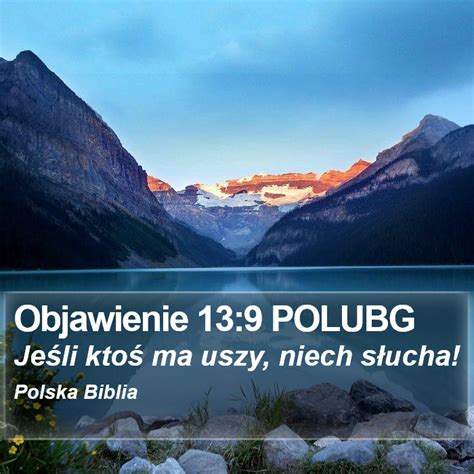 Objawienie Polubg Je Li Kto Ma Uszy Niech