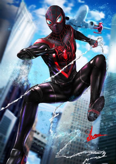 Artstation Spider Man Miles Morales