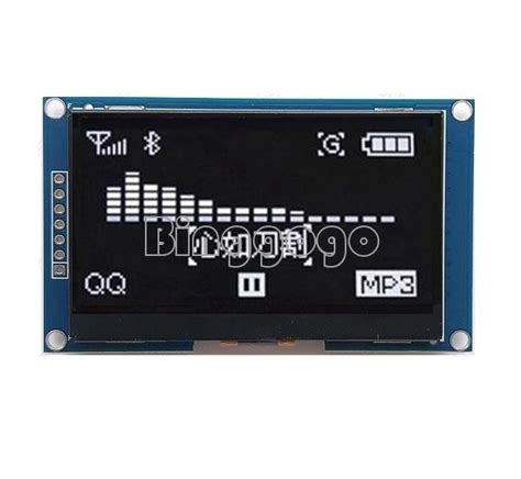 WHITE 2.42& inch OLED Display 128x64 SSD1309 SPI Serial Port Module For