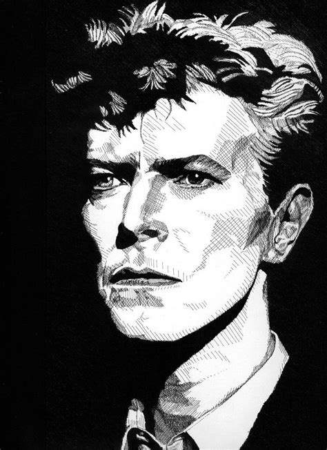 Old Academy Work China Ink On Fabriano F4 By Gotikhouse David Bowie