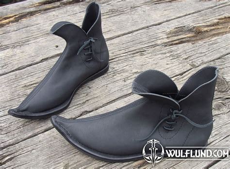 Medieval Tulip Boots Low Gothic Poulaines Wulflund