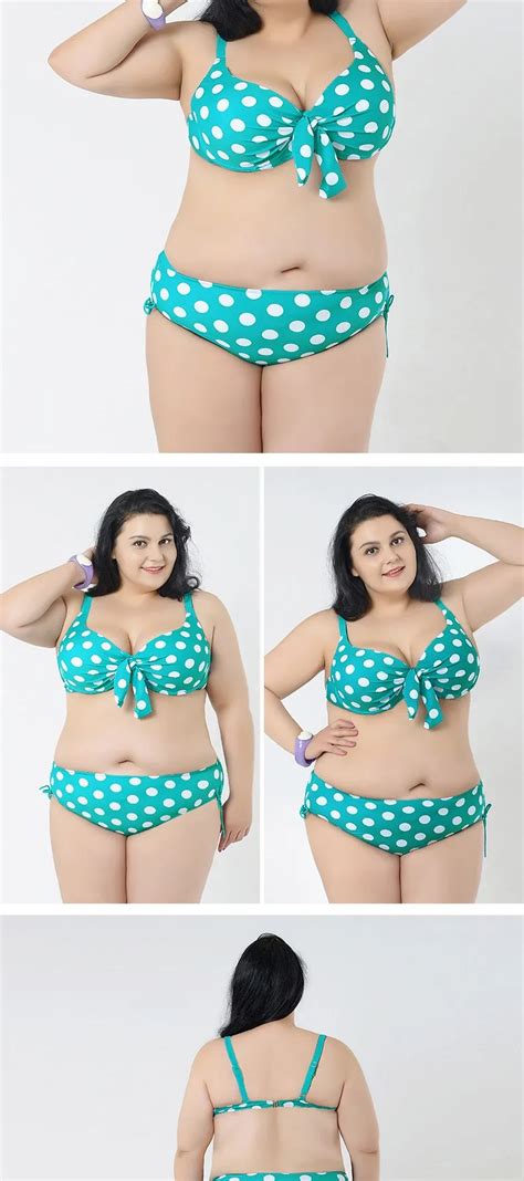 2016 Beautiful Hot Sexy Plus Size Round Dot Swimwear For Fat Women 2xl 6xl Buy Plus Size