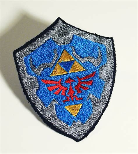 Hyrule Shield Patch Triforce Etsy Iron On Patches