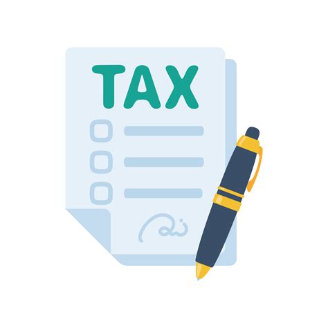 Tax Document Icon Tax Filing Documents With Pen Png