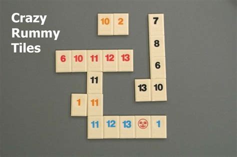 Crazy Rummy Tiles - Crazy Rules for Rummikub | Rummy, Rummy tiles, Rummikub