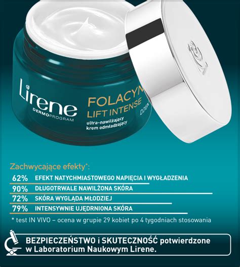 Lirene Folacyna Lift Intense ultra nawilżający krem odmładzający na