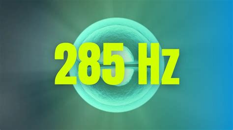 🎶 285 Hz Healing Music Health And Regeneration Youtube