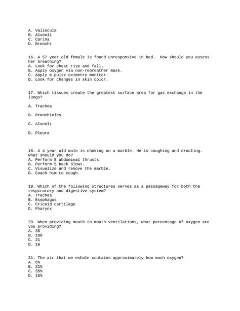 SOLUTION Fisdap Airway Questions With Answers Studypool