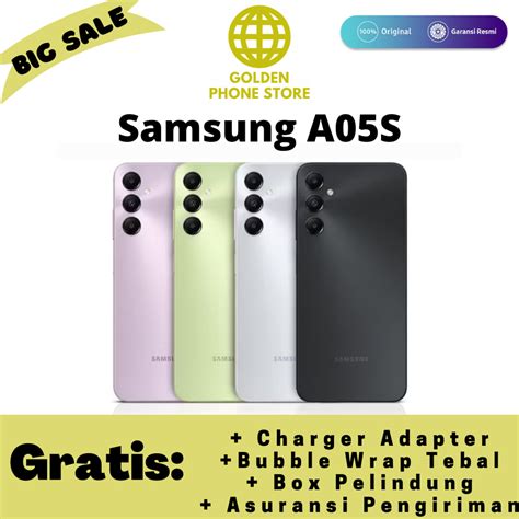 Jual Samsung Galaxy A05s 6GB 128GB Original Garansi Resmi Samsung