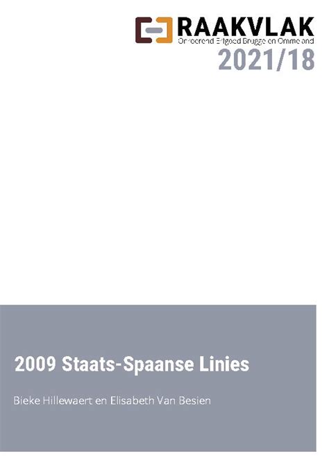 OAR 2009 Staats Spaanse Linies Rapport Archeologisch Vooronderzoek