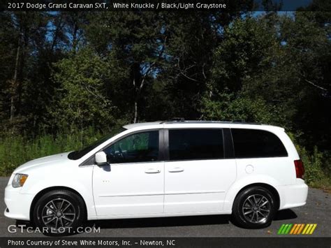 White Knuckle 2017 Dodge Grand Caravan Sxt Blacklight Graystone Interior