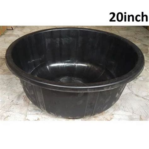 Inch Black Polypropylene Tub Capacity L At Rs Piece In