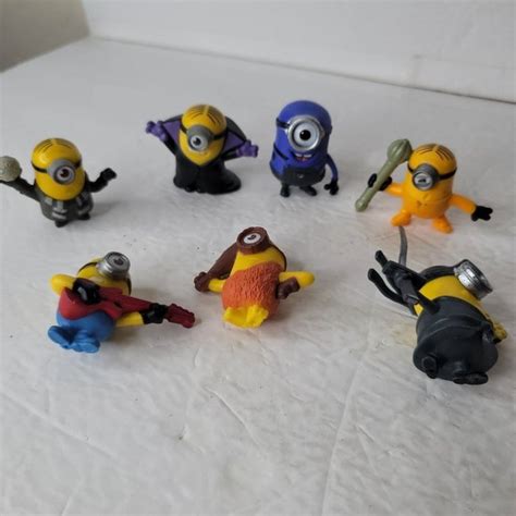 Mcdonald S Toys Mcdonalds Minion Vampire Caveman Warrior And