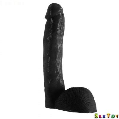 Pênis Realístico Ou Dildo de Silicone Ron Jeremy Super Black