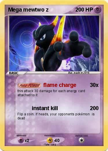 Pokémon Mega mewtwo z 16 16 - flame charge - My Pokemon Card