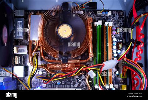 Inside Of Computer Cpu Hi Res Stock Photography And Images Alamy