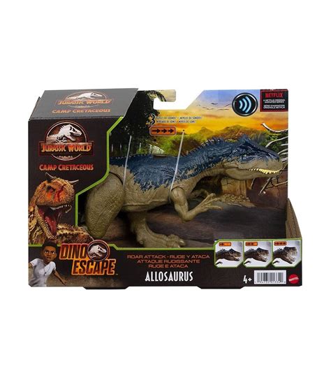 Jurassic World Allosaurus Ruge Y Ataca Con Movimientos Y Sonidos De Mattel Juguetes Panre