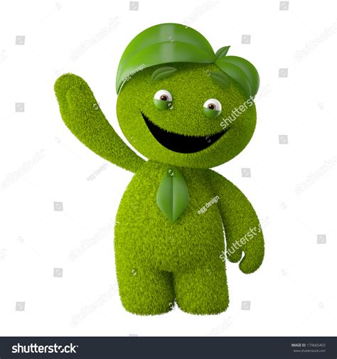 Super Eco Mascot Nature Character Lush Stock Illustration 179665403