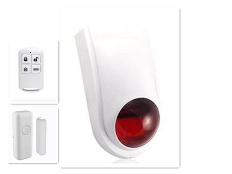 Alarm Outdoor Waterproof Flash Siren Sound Strobe Flash Alarm Siren