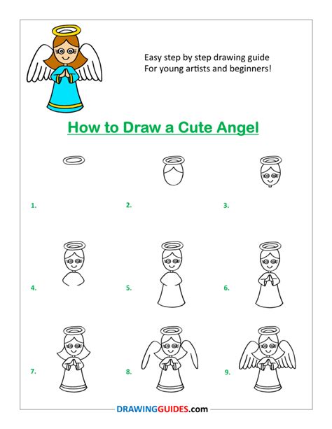 How To Draw An Angel Step By Step Drawing Guides For Everyone