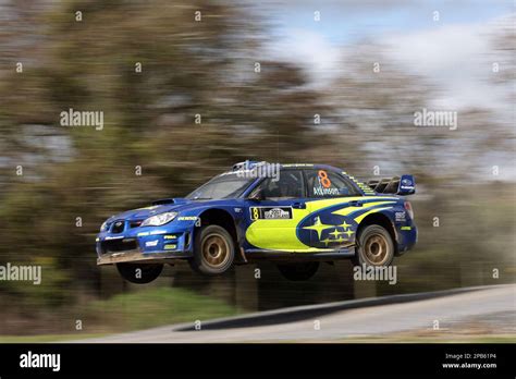 Australia S Chris Atkinson Drives A Subaru Impreza Wrc During Super