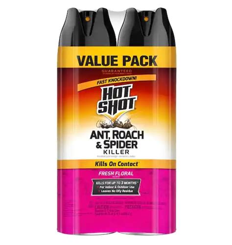 Hot Shot 17 5 Oz Ant Roach And Spider Insect Killer Aerosol Spray