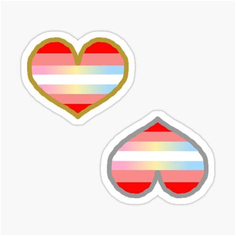 Demifluid Outherine Pride Heart Sticker For Sale By Roxzania Redbubble