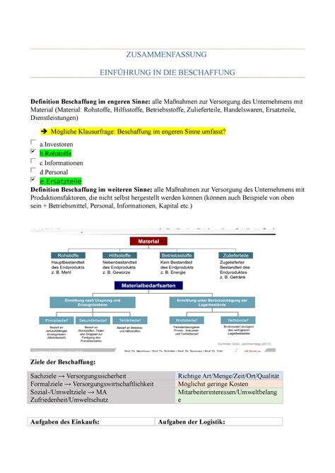 Logistik Zusammenfassung Vorlesung Zusammenfassung Einf Hrung In